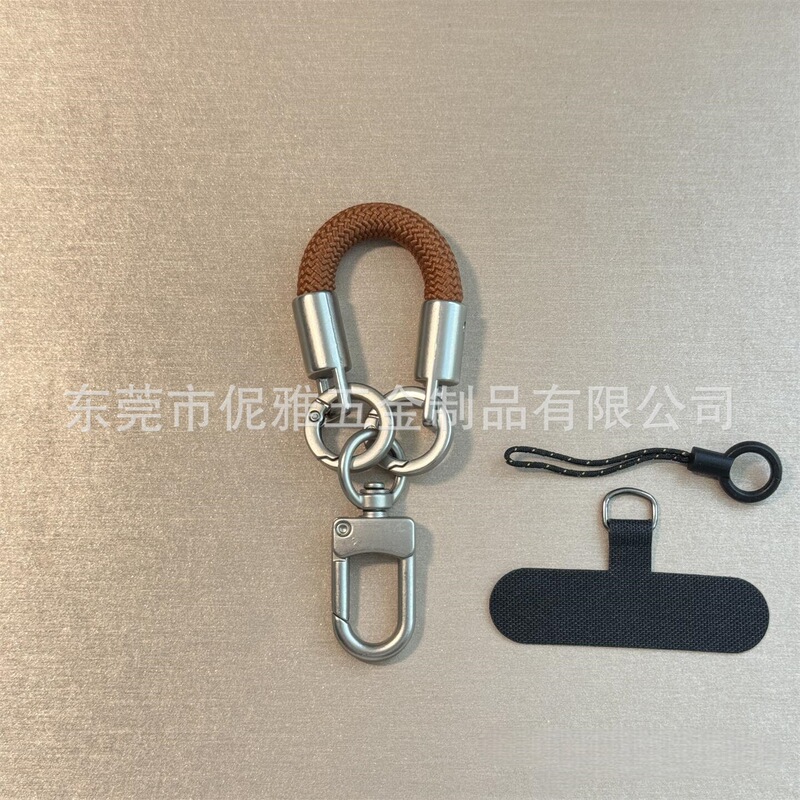钛原色个性高端手机短款挂绳创意时尚百搭迷你手指绳汽车钥匙扣绳|undefined