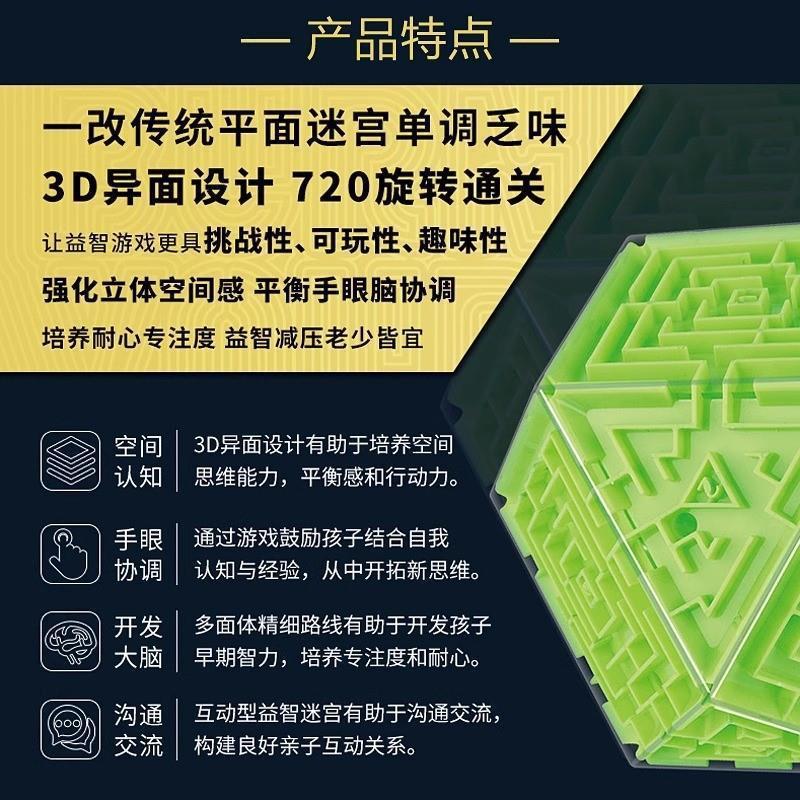 燃える脳 3D 立体迷路 ルービックキューブ ボール 子供のおもちゃ 知能開発トレーニング 集中力|undefined