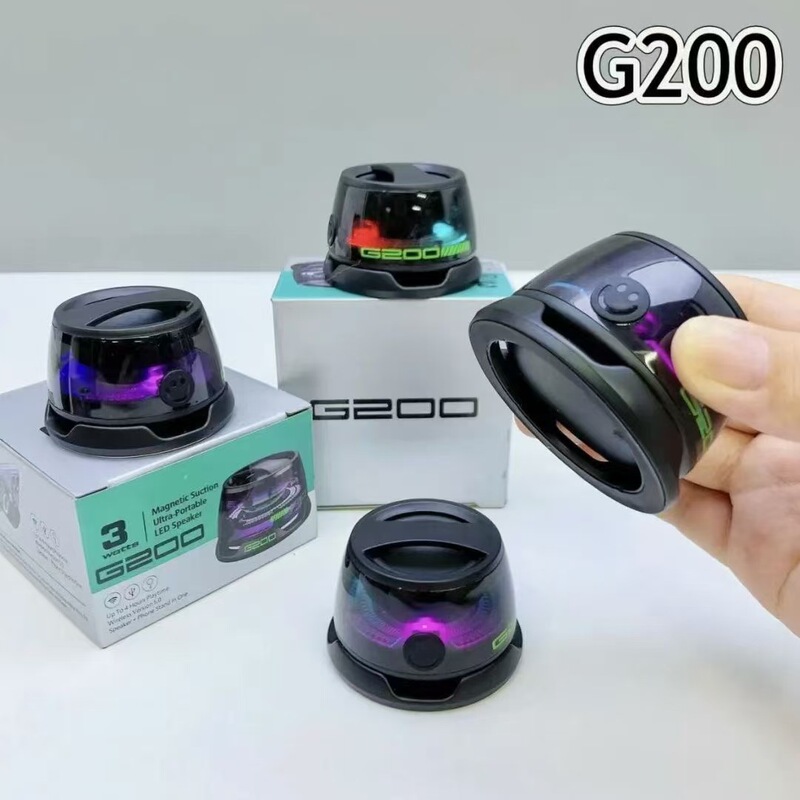 Cross-border explosions G200 magnetic Bluetooth mini game small stereo outdoor subwoofer portable mobile phone holder