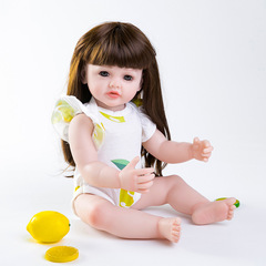 New 45-55cm Rebirth Doll Clothing with Flying Sleeve Fruit Print Triangle Climbing Suit, Stylish and Cute Fashion Onesie