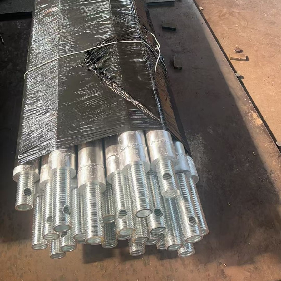 热镀锌对拉杆 空心丝杠支撑杆现货梯形扣丝牙底座支撑正反扣螺栓