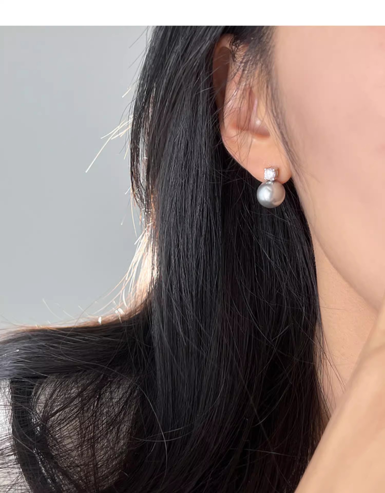 6g Weight 925 Sterling Silver Ear Needle Material Pearl Inlay Material Ear Studs Classification 1 Pair Quantity Holiday, Daily Occasion 925 Sterling Silver Material Geometric Pattern All Seasons Season Women's Gender Polished Finish Elegant, Simple Style Style 1 Pair 925 Sterling Silver Geometric Pearl Ear Studs 2
