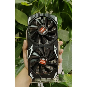 Универсальная видеокарта AMDRX5808GB 2048SP с двумя вентиляторами, игровой настольный компьютер, курица, GT5, производительность, киберспорт