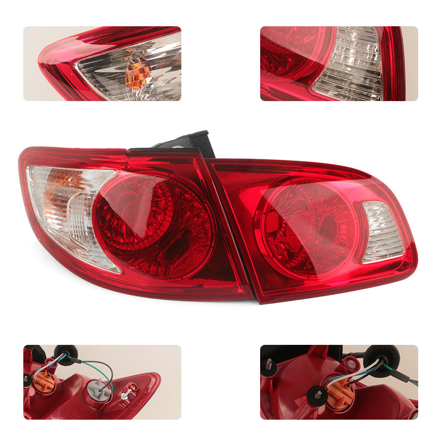 Adaptable al modelo Hyundai 2006 - 2009 importado Shinsheng Da luz trasera luz trasera exterior luz trasera interior luz trasera conjunto de luz trasera