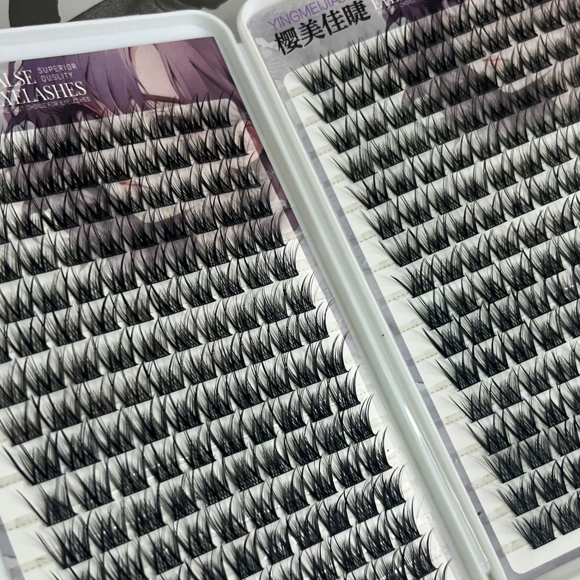 Nuevo libro de pestañas de sirena de gran capacidad, nivel de principiante, desordenado, natural, perezoso, cabello de un solo racimo, pestañas postizas de gripe