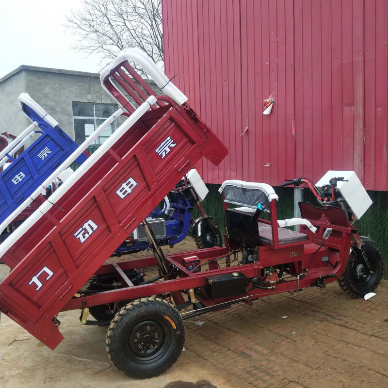 Las motocicletas de tres ruedas se pueden utilizar en la licencia, ciclomotor Zongshen Longxin, camión volquete pequeño, vehículo eléctrico de imitación de carga