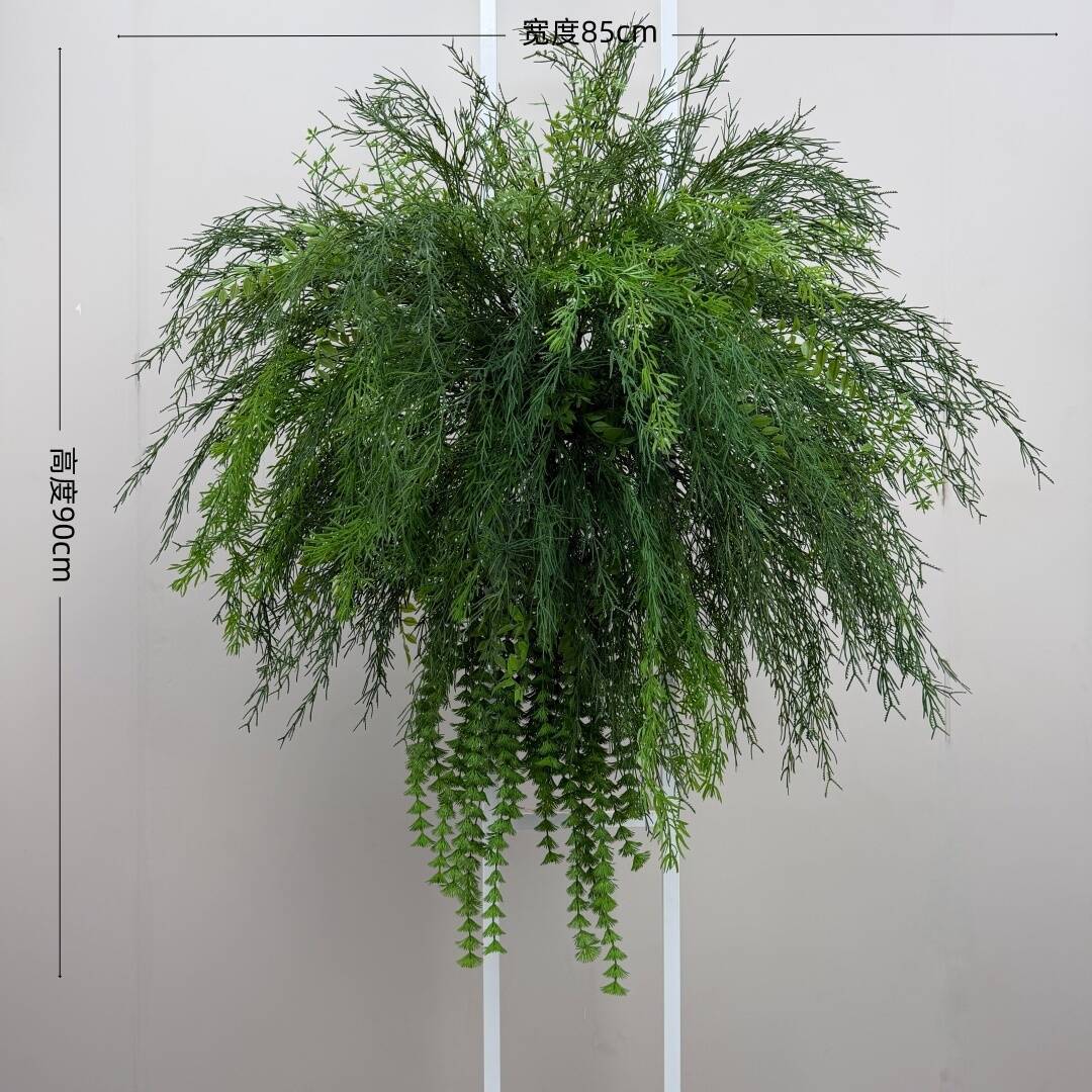 Boda planta verde Planta artificial flor arreglo de cielo estrellado eucalipto Mori flor artificial Flor de seda boda decoración de la boda material de la flor image 6