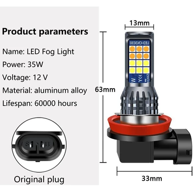 H16 P13W H4 H7 car – Fog lamp