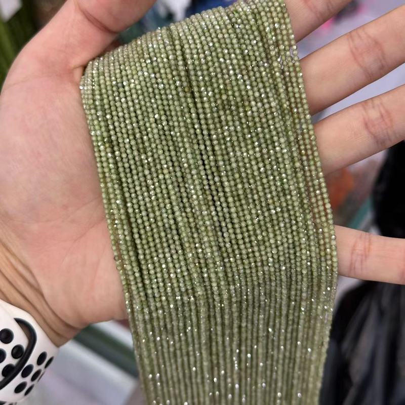 カット面ジルコン散珠彫刻面カラージルコン小米珠小珠玉アクセサリー半製品卸売り|undefined