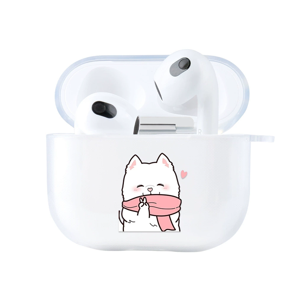 Совместимый с Apple, защитный чехол для свежих наушников, Bluetooth, коллекция 2021 года