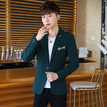 男装西服新款休闲西装男外套青年韩版修身潮流男装男士小西服713