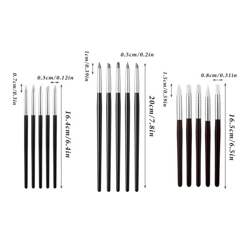 해외 직구 인기 상품 15종 실리콘 펜 세트 [D]