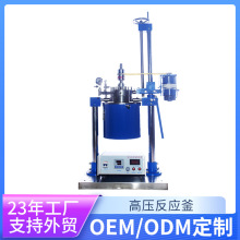 CJF实验室小型磁力升降电加热搅拌反应釜 不锈钢高温高压反应釜