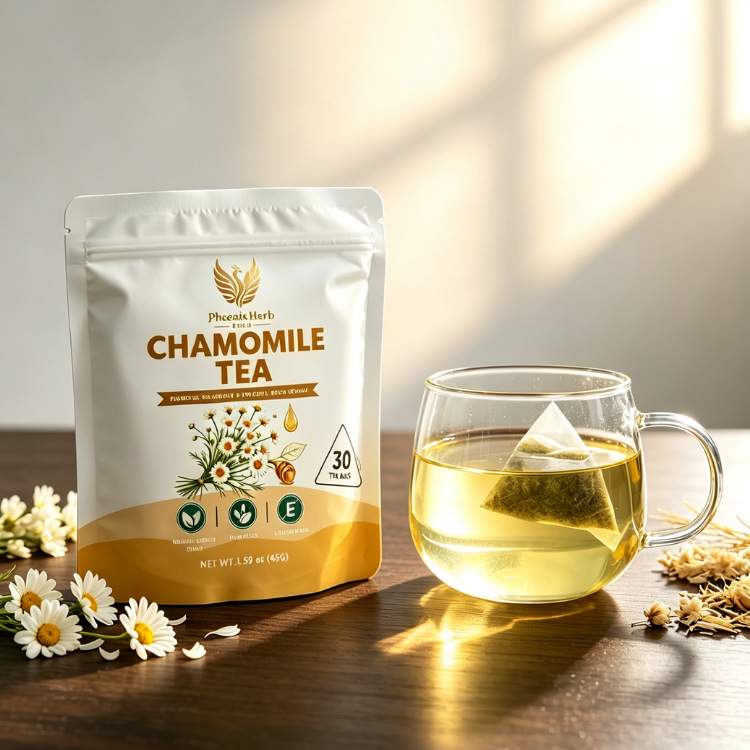 Seaweed Burdock Mineral Herbal Tea 60g Corn Fiber Pyramid Tea Bags Cold Brewed Sugar Free details