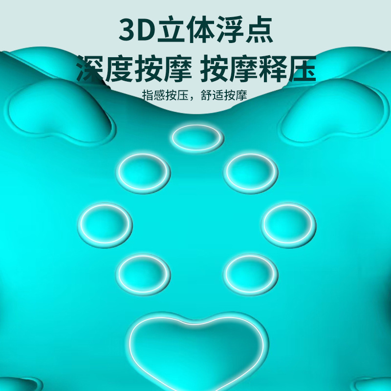 Columna cervical masaje almohada dedo presión almohada tracción Fugui bolsa corrector instrumento columna vertebral cuello dragado cabeza hombro cuello masajeador