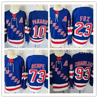 Оптовая торговля хоккейными майками Rangers № 10, № 8, № 93, № 13, № 31 с вышивкой для хоккея.