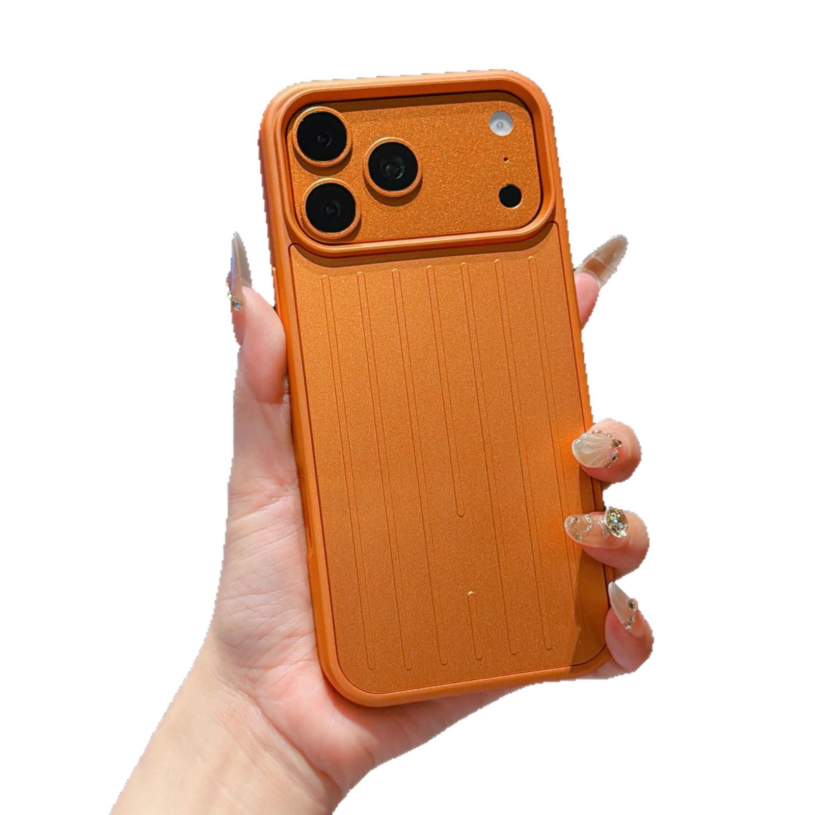 Passende iPhone 17 Pro Max Handyhülle, Rückseite aus Aluminiumlegierung im Sternen-Gepäck-Stil, stoßfeste Schutzhülle für_voghion.com