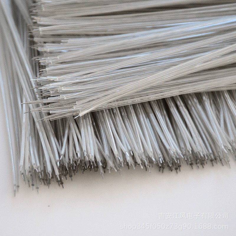 推荐1.3电池盒透明线26AWG双支线透明双并线2468LED金银排线24号