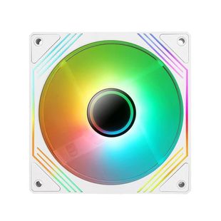 Prism fourth generation ARGB chassis cooling fan Shengguang synchronous 5V3 pin 14CM White positive leaf fan chassis