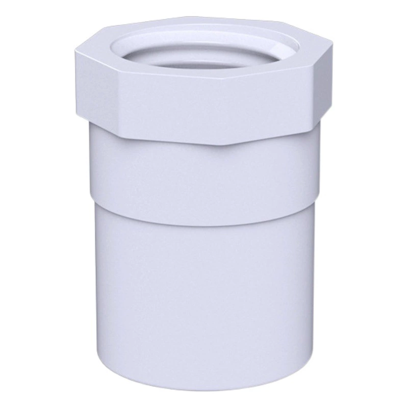 Соединение 50 резьбы крупноразмерного провода ПВК внутреннего сразу белое 63 75 90 110 мм