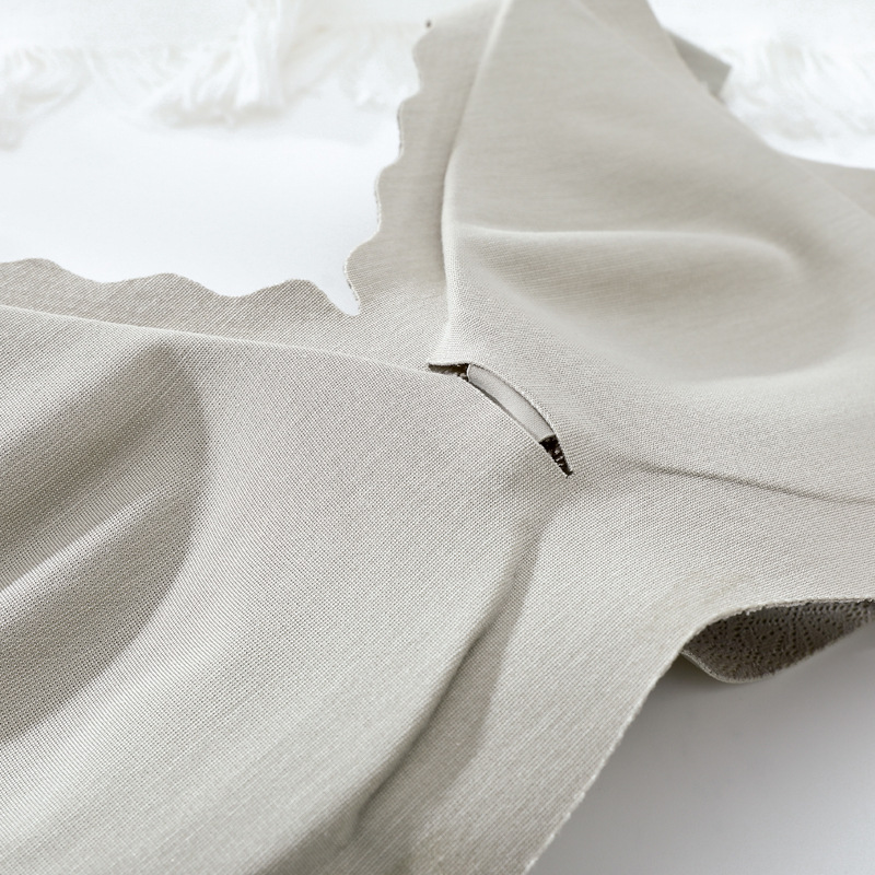 Chaleco sin anillo de acero, bra de seda sin marcas, ropa interior deportiva de mujer, bra delgado para mostrar un pecho pequeño