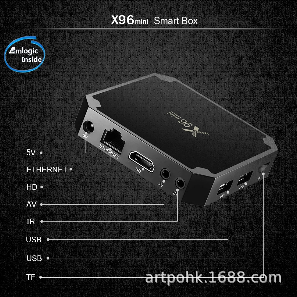 Cross-border foreign trade X96mini network set-top box H313 HD player 4K Android 10 network box TVBOX