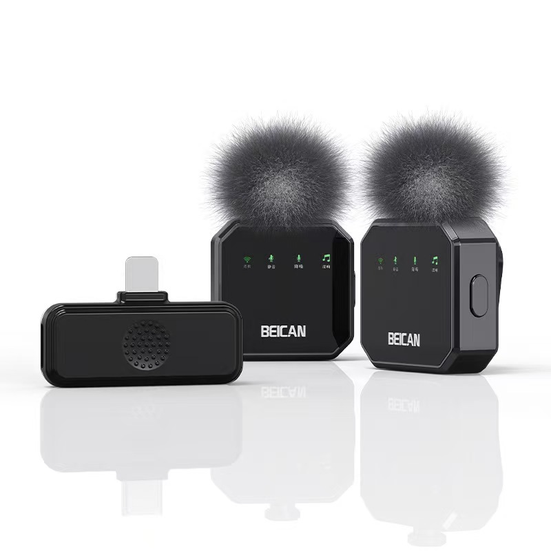 Micrófono inalámbrico collar clip tipo radio micrófono de transmisión en vivo ancla dispositivo de grabación de audio collar clip tipo teléfono móvil disparar video transmisión oral