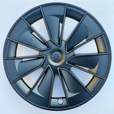 Suitable for Tesla ModelY curved Hub cover - old-y-symmetrical-warp-model-19inch-gun-gray-set