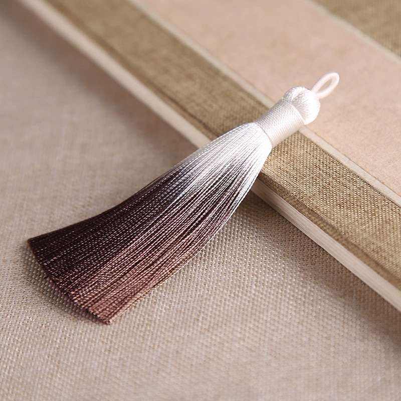 Accessory with tassels, pendant, 8cm, gradient, Chinese style