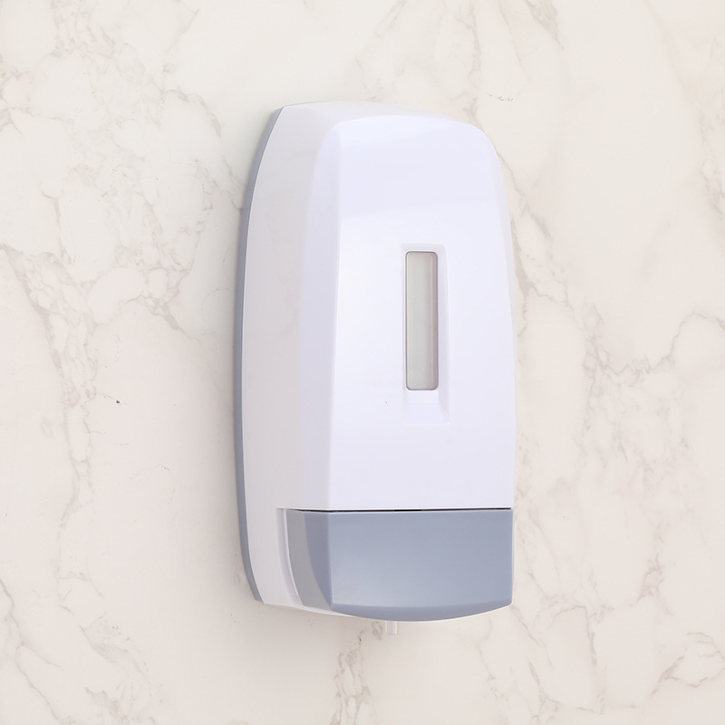 メーカー供給ホテルシャンプーとシャワーハンドソープボックス 500 ミリリットル手動プレス壁掛けプラスチックソープディスペンサー|undefined