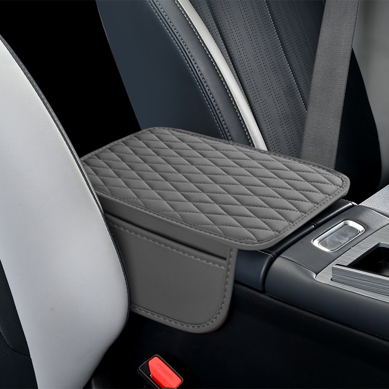 Cross-Border Universal Car Armrest Box Pad, Multi-Functional Storage Bag, Car Armrest Box Protective Pad, Breathable Version