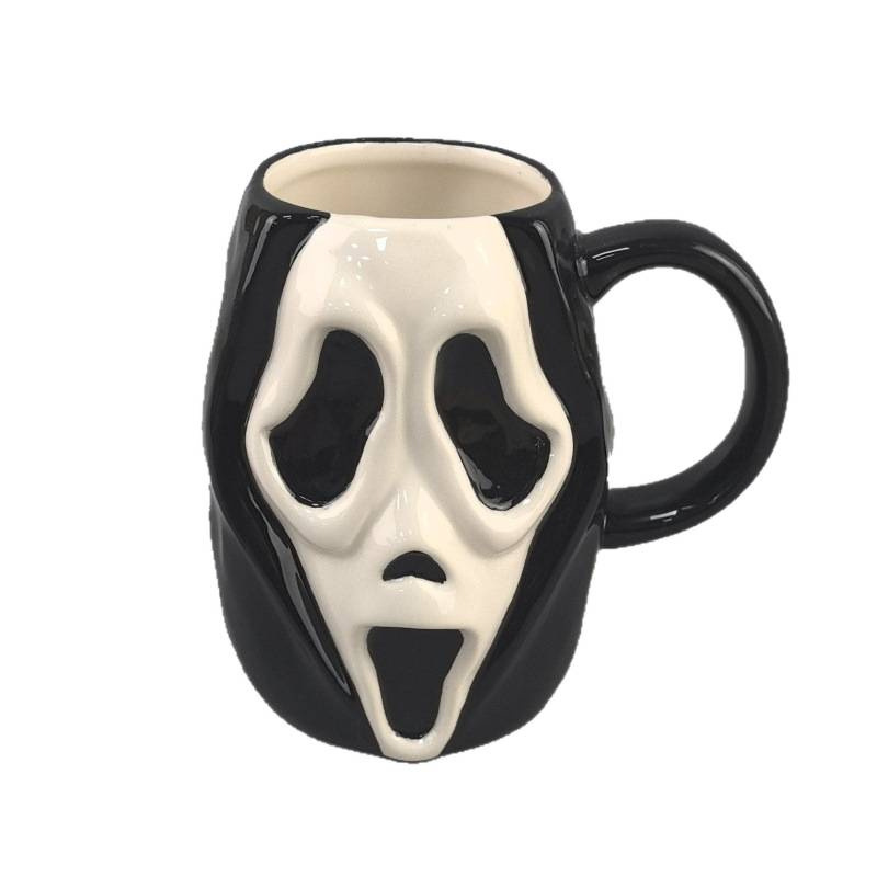 Máscaras de Halloween tazas de fiesta tazas de café de cara entera calavera taza de agua fantasma regalos navideños