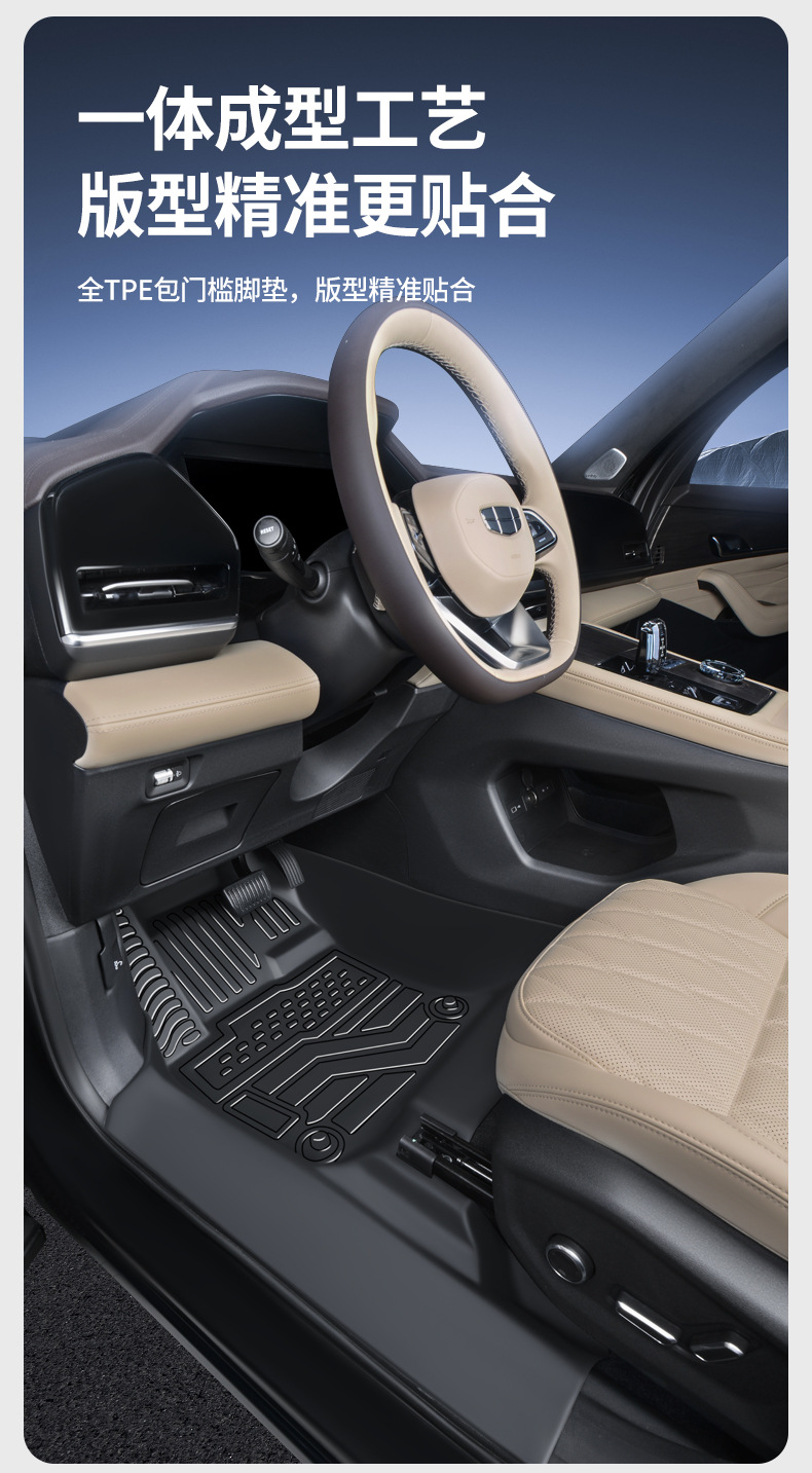 TPE Floor Mats for Geely Xingyue L 2019-2025