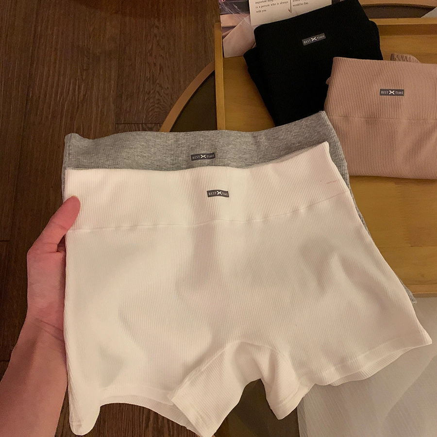 Safe trousers, antibacterial cotton protective underware, thin leggings, mid rise