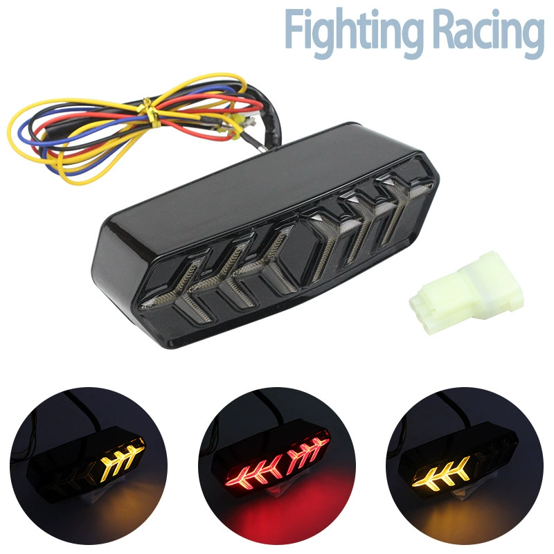 Мотоцикл модифицированный фонарь плавного рулевого управления в форме рыбы для Honda MSX125 CBR650F CTX700