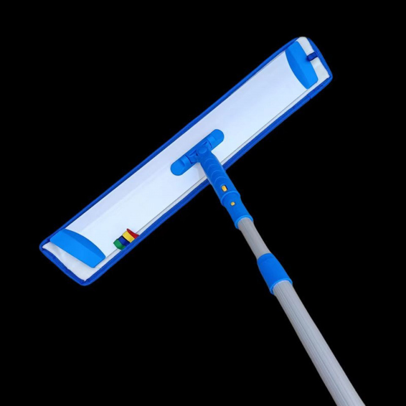 New Aluminum Alloy Flat Mop Cleaning Household Hotel One-drag Wet Dual-use Lazy Tile Wood Floor Mop