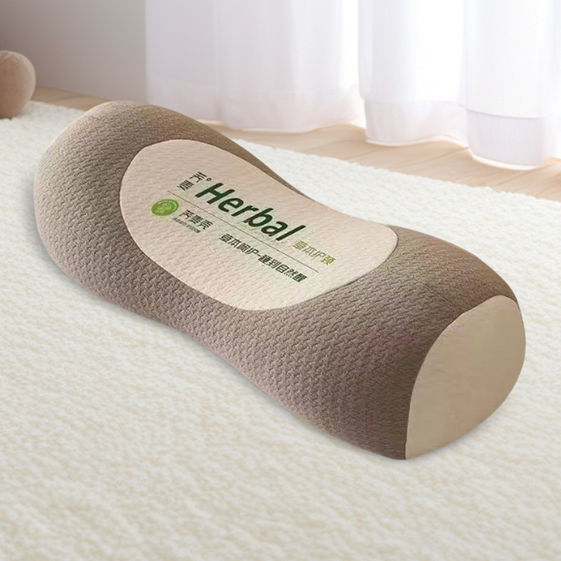 Almohada Cervical de Trigo Sarraceno y Artemisa de Algodón y Cáñamo, Asistencia al Sueño, para Cuello