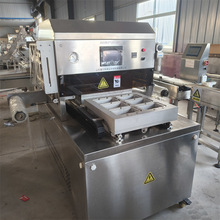 冷鲜肉二手气调包装机 鲜鱼虾自动连续式气调真空充气盒式封口机