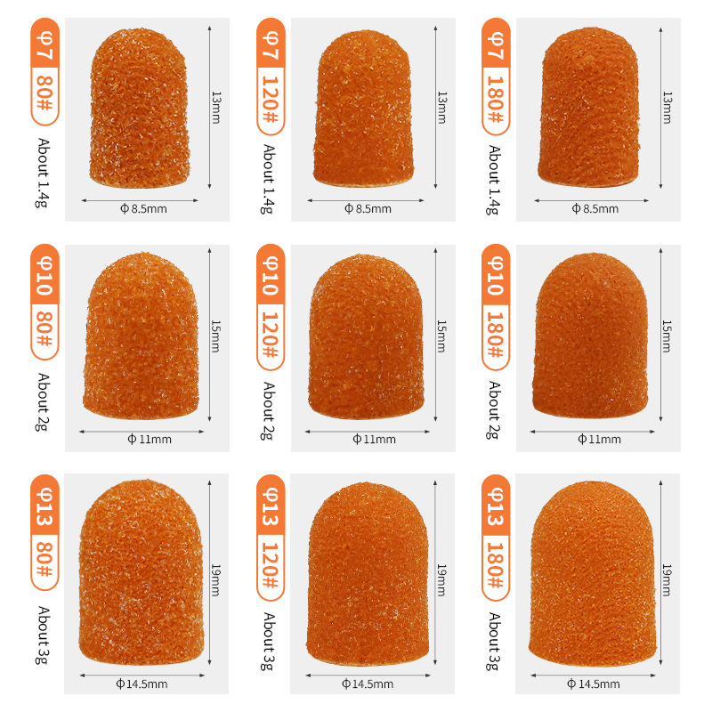 Nueva tapa de tela de alta calidad pedicura para eliminar la piel muerta, callos, manicuras, polirido, rodamiento de tela base, tapa de arena en stock