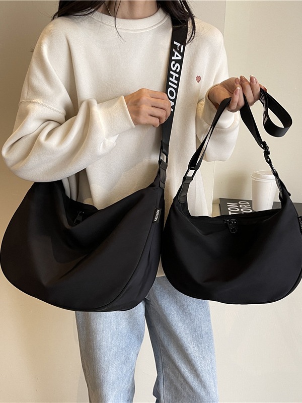 new all-matching crossbody bag oxford cloth waterproof selenodont bag dumpling bag women‘s bag men‘s school bag idle style casual wholesale