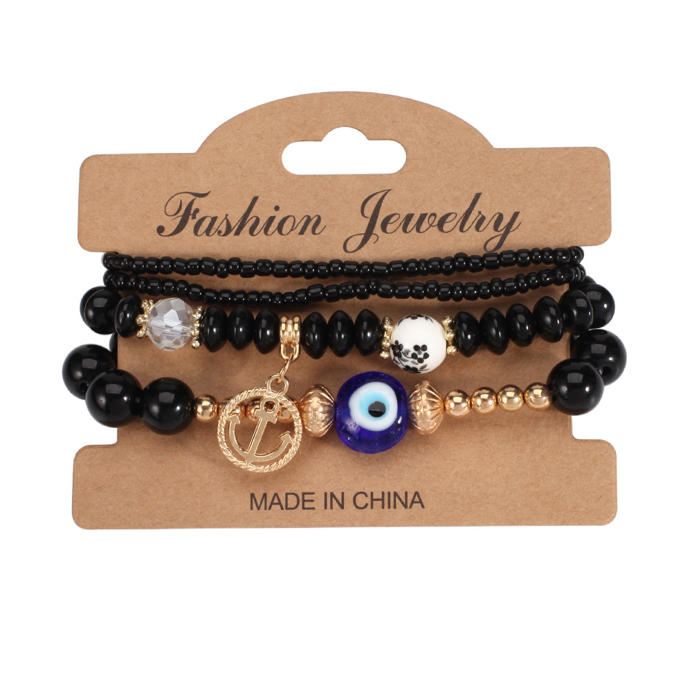Lucky Evil Eye Red String Bracelet Protection Beaded Jewelry_voghion.com