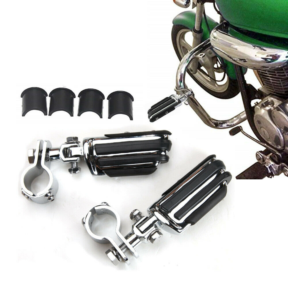 Harley Motorcycle Modified Front Bumper Guard Bar Footrest Bracket Bumper Rest Pedal Footpeg Footstaple