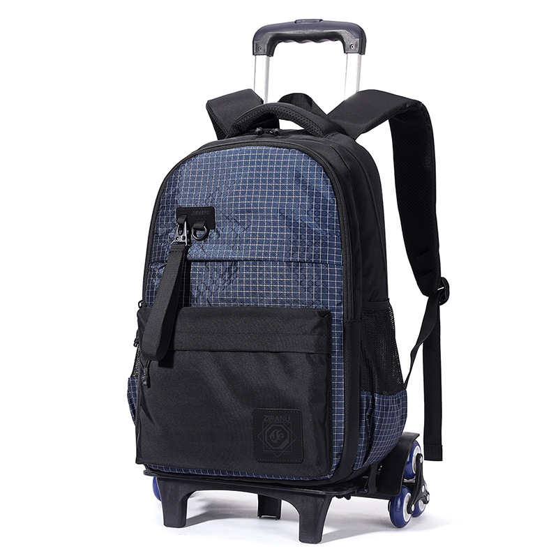 Peces naturales nueva escuela primaria estudiante mochila 3-6 Grado de gran capacidad desmontable escalera de entrega mochila