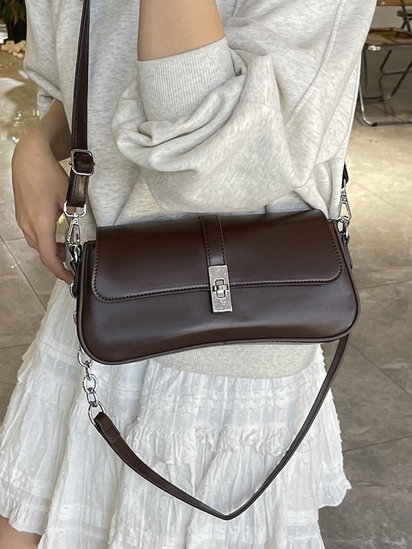 Bolsos de nicho de alta gama para mujer 2025 nueva moda bolso de axila de un solo hombro