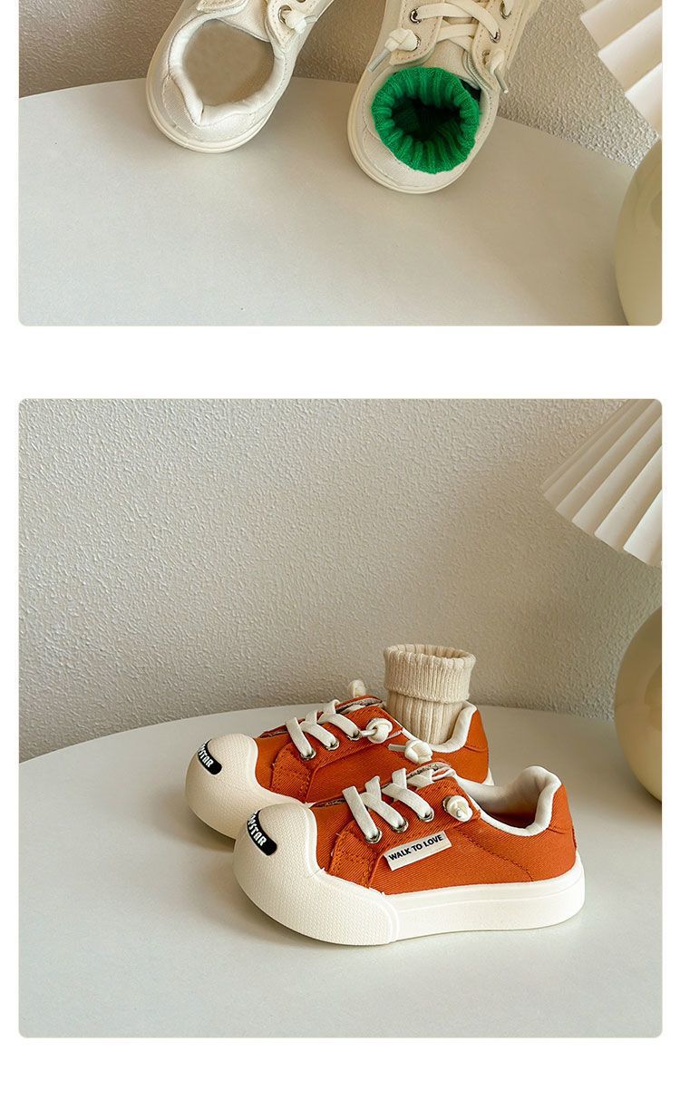Tongku Rabbit Children's Ugly and Cute Canvas Shoes Spring and Autumn Boys' and Girls' Velcro Board Shoes Korean Version_voghion.com