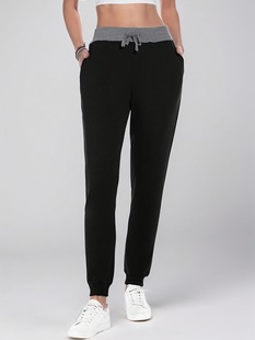 2025 Cross-Border New European and American Dark Blue Diagonal Pocket Women's High-Waisted Yoga Sports Pants