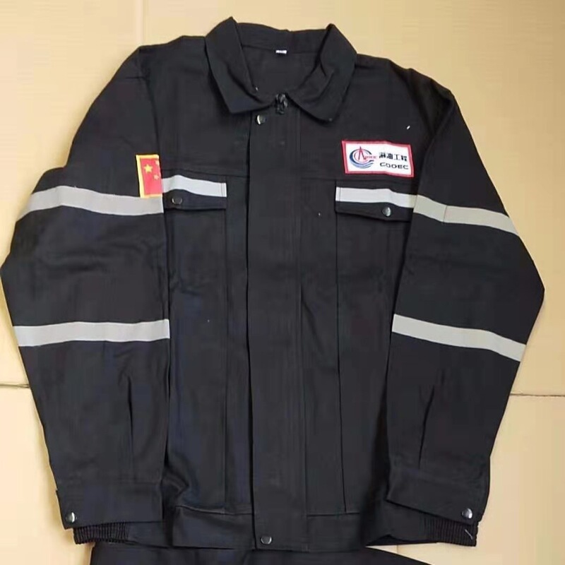 纯棉电焊中海油工作服套装男防烫耐磨船厂防阻燃劳保服焊工工作服|undefined