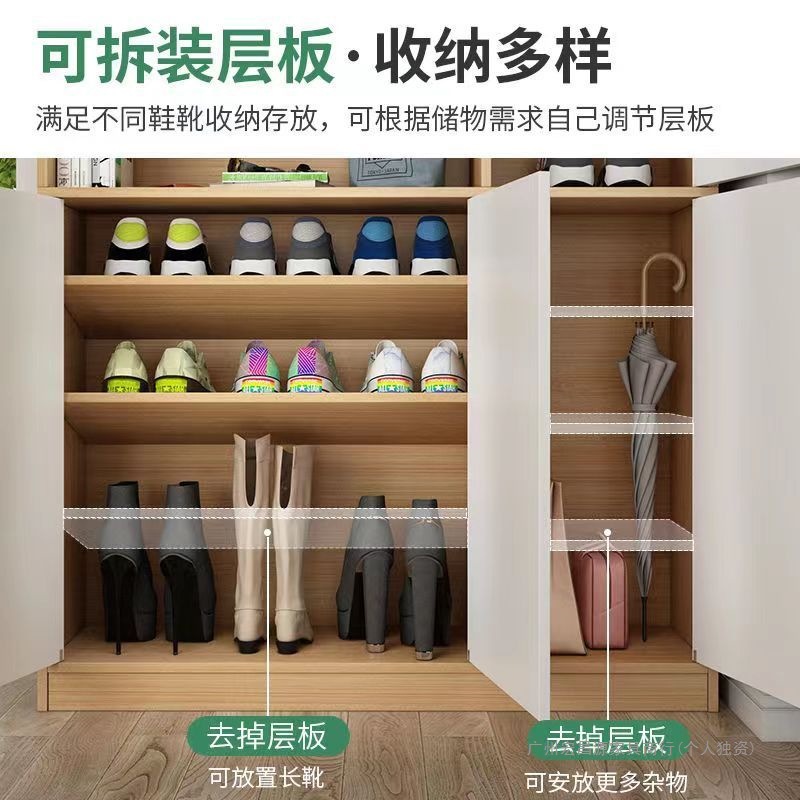 armario de zapatos doméstico a prueba de polvo gran capacidad armario de almacenamiento de gran tamaño armario de entrada armario simple moderno armario de almacenamiento de zapatos rack de zapatos