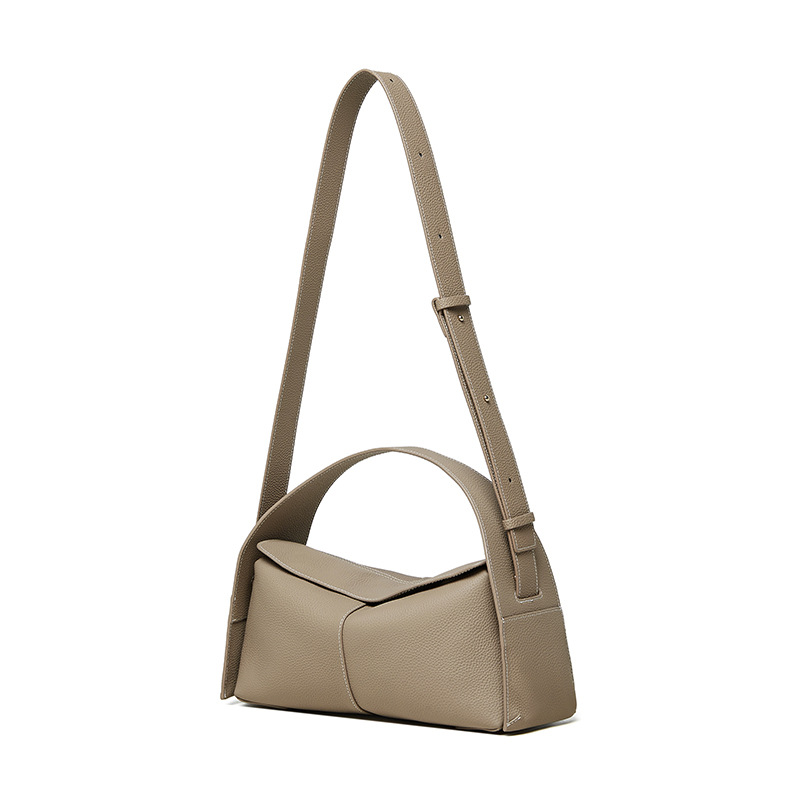 Spring/Summer New Top Grain Cowhide Detachable Handheld Crossbody Shoulder Bag Genuine Leather Women's Bag - Thumbnail 7