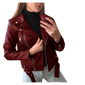 皮衣外套女2024新款上衣秋短款春韩版PU机车服显瘦修身冬装皮夹克图片